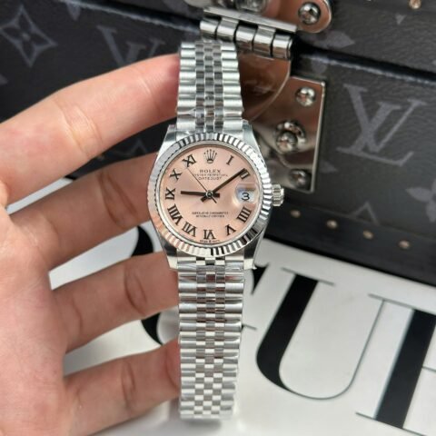 Rolex DateJust Replica Watch Women Dial Pink Automatic Movement THB Factory 31mm - Đồng Hồ Replica 1:1