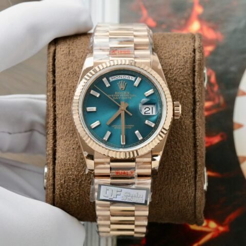 Rolex Day-Date 128235 Best Replica Watch Weight 158 Grams QF Factory 36mm - Đồng Hồ Replica 1:1
