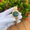 Rolex Day-Date 128348RBR Ombre Green Dial Replica Watch EW 36mm - Đồng Hồ Replica 1:1