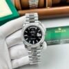 Rolex Day-Date 228236 Replica Wathc Weight 167gr Black Dial GM Factory 40mm - Đồng Hồ Replica 1:1
