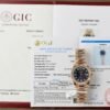 Rolex Day-Date Dial Blue Copies Watch Custom Weight 186Gram 18K Gold Wrapped 40mm - Đồng Hồ Replica 1:1