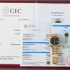 Rolex Day-Date Dial Green Ombre Copies Watch Gold Wrapped + Diamonds Moissanite Custom 36mm - Đồng Hồ Replica 1:1