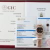 Rolex Day-Date Eisenkiesel Dial Copies Watch Gold Wrapped + Diamonds Moissanite GM Factory 36mm - Đồng Hồ Replica 1:1