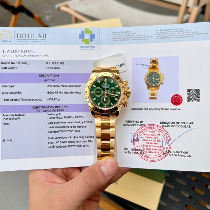 Rolex Daytona Loki Gold Wrapped Highest Quality Replica Watch 40mm - Đồng Hồ Replica 1:1