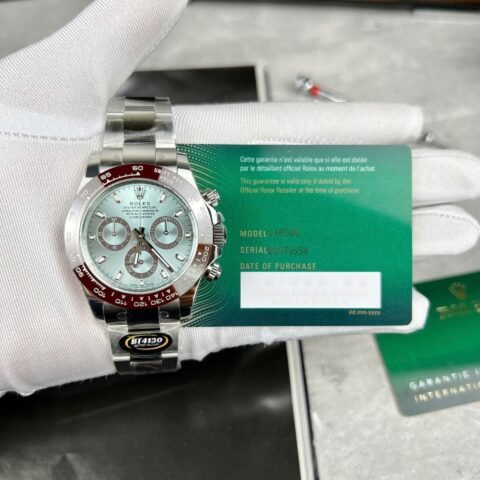 Rolex Daytona Replica 11 Watch Ice Blue Dial BT Factory 40mm - Đồng Hồ Replica 1:1