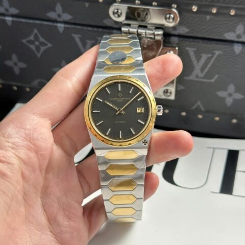 Vacheron Constantin Copies Watches Historiques 222 Yellow Demi 8F Factory 37mm - Đồng Hồ Replica 1:1