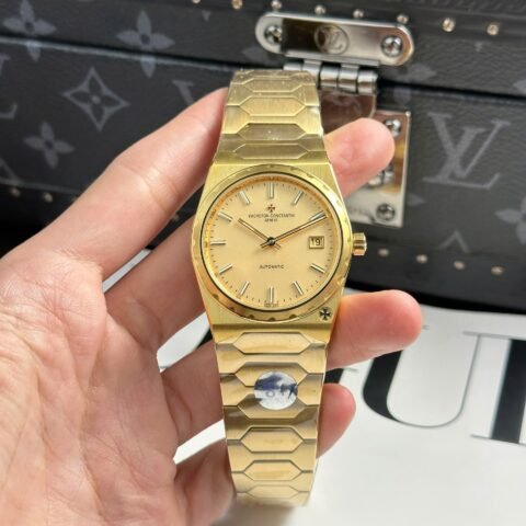 Vacheron Constantin Historiques 222 Fake Watch Yellow 8F Factory 37mm - Đồng Hồ Replica 1:1