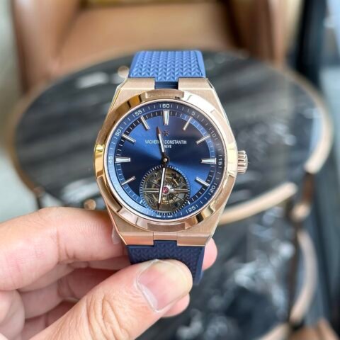 Vacheron Constantin Overseas 6000V Tourbillon Rubber Strap Replica Watch 42.5mm - Đồng Hồ Replica 1:1