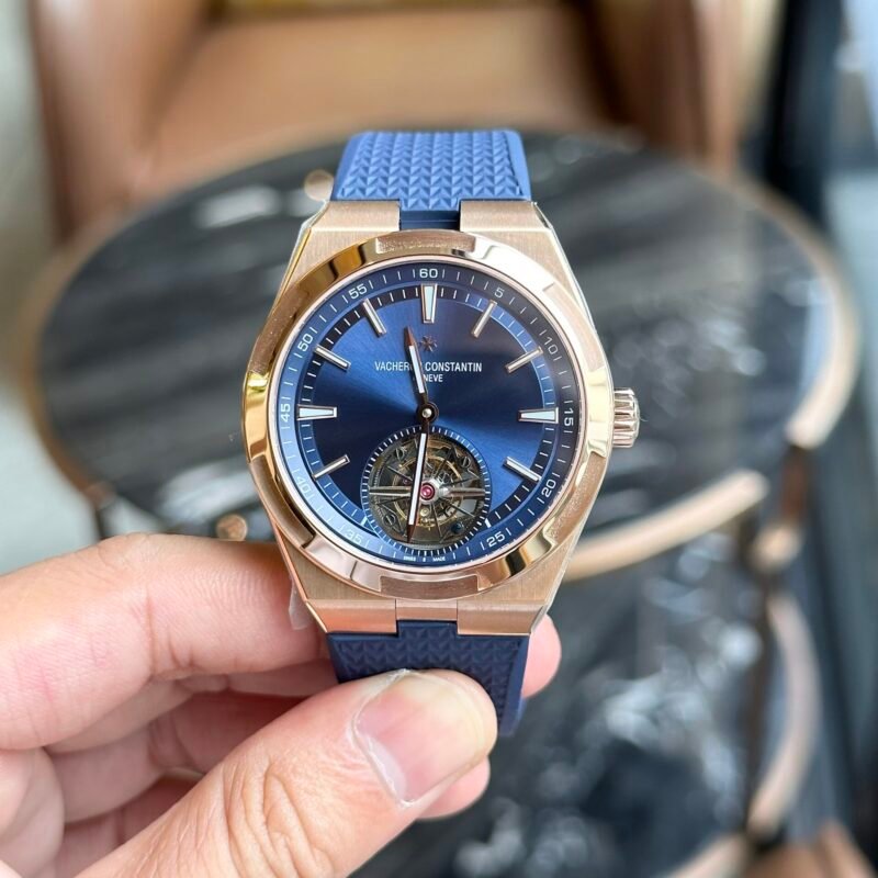 Vacheron Constantin Overseas 6000V Tourbillon Rubber Strap Replica Watch 42.5mm - Đồng Hồ Replica 1:1
