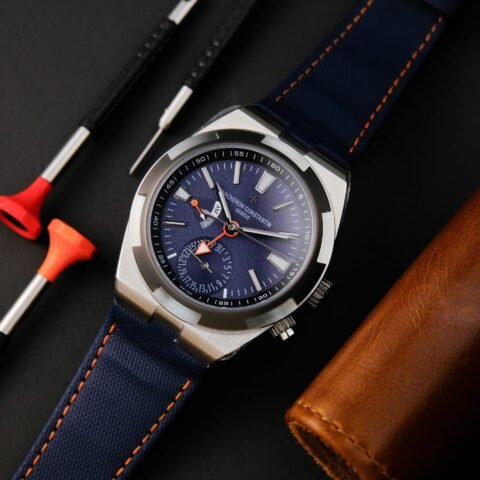 Vacheron Constantin Overseas Dual Time 7900V Replica Watches PZ Factory 41mm - Đồng Hồ Replica 1:1