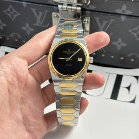 Vacheron Constantin Replica Watch Historiques 222 Dial Black 8F Factory 37mm - Đồng Hồ Replica 1:1